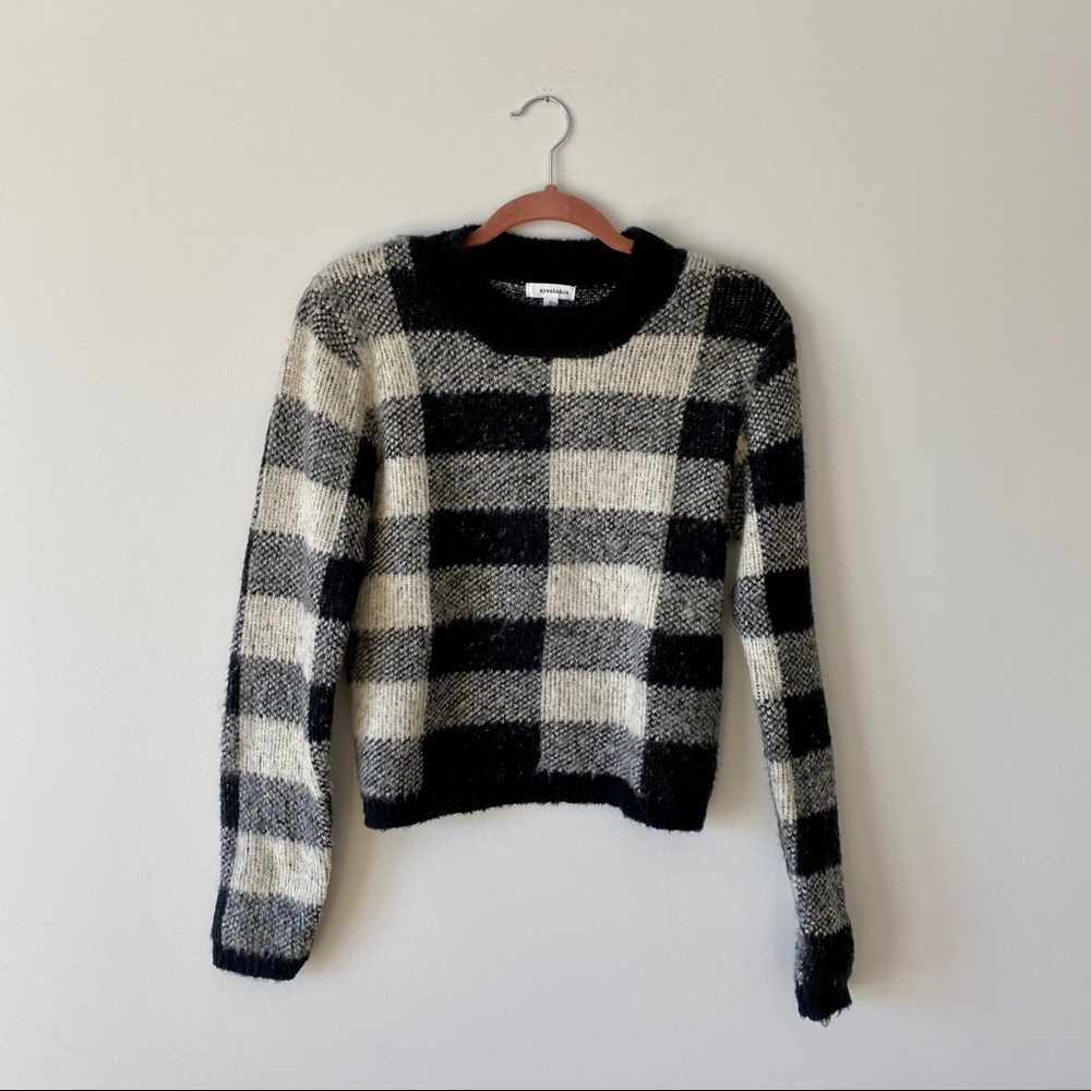 NWOT Plaid / Checkered Chunky Sweater